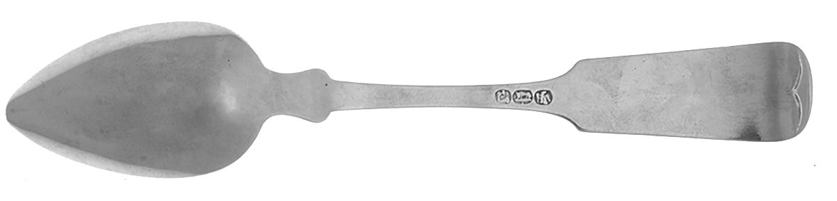 Coin Silver Flatware Teaspoon by John S Putnam-2