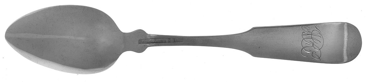 Coin Silver Flatware Teaspoon by Jones, Lows & Ball-2