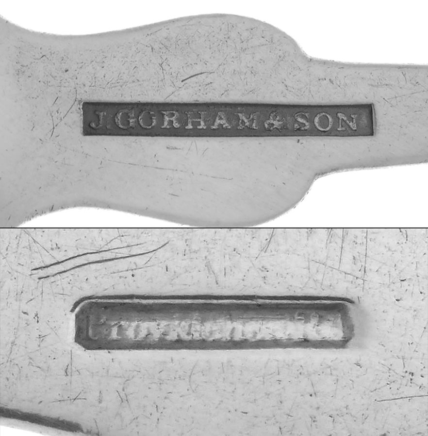 Coin Silver Flatware Tablespoon (Serving Spoon) by Jabez Gorham & Son-3