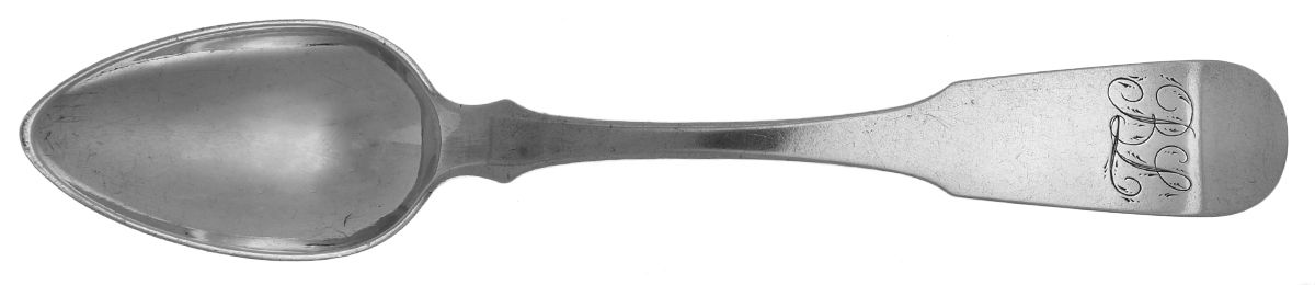 Coin Silver Flatware Teaspoon by John McMullin-1