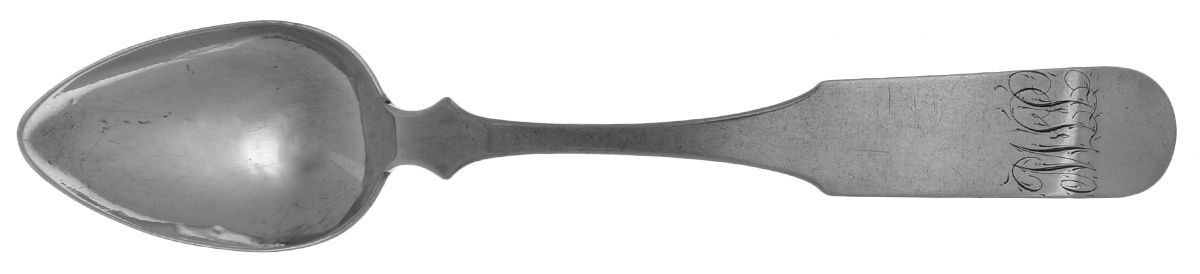 Coin Silver Flatware Teaspoon by J. Luckey-1