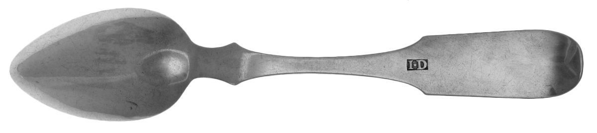 Coin Silver Flatware Teaspoon by Jonathan Davenport-2