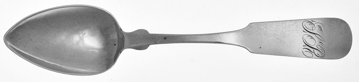 Coin Silver Flatware Teaspoon by John Dyar (Dyer)-1