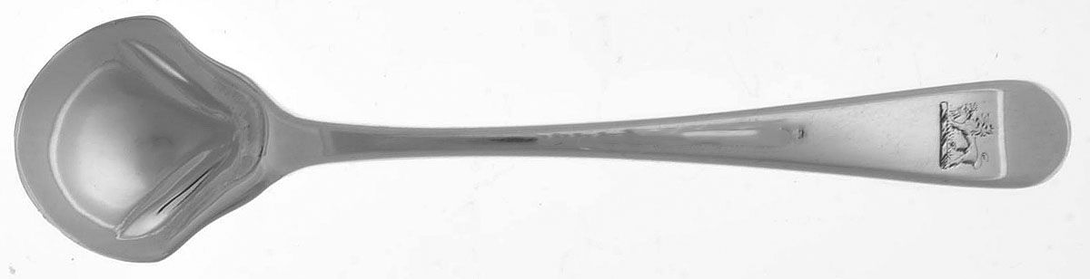J3T2 (Sterling) Master Salt Spoon by John Stone (Exeter)-1