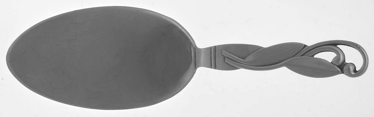 J7G6 (Sterling) Solid Pastry Server by Johannes Siggaard-1