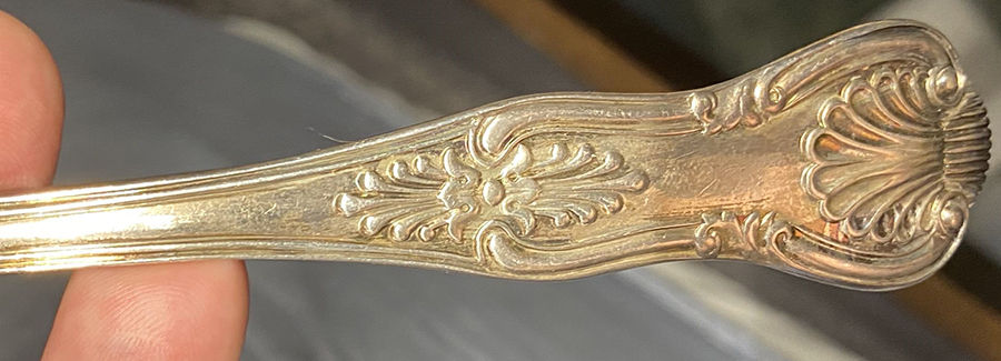 Kings (Sterling) Fork by Joseph&Albert Savory-1