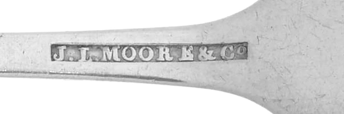 Coin Silver Flatware Teaspoon by Jared L. Moore & Co-3