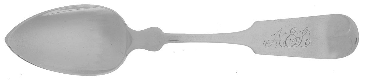 Coin Silver Flatware Teaspoon by John Stevenson-1