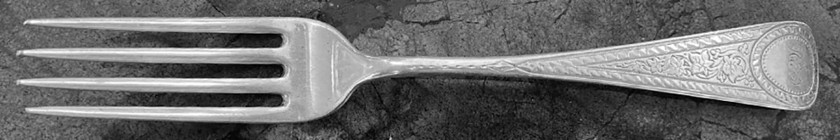 JEW43 (Sterling) Fork by J E Caldwell-1