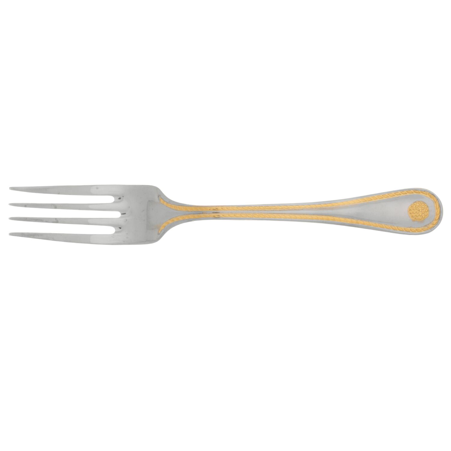 Berry and Thread-Gold Accent (Stainless) Individual Salad Fork by Juliska Flatware-1