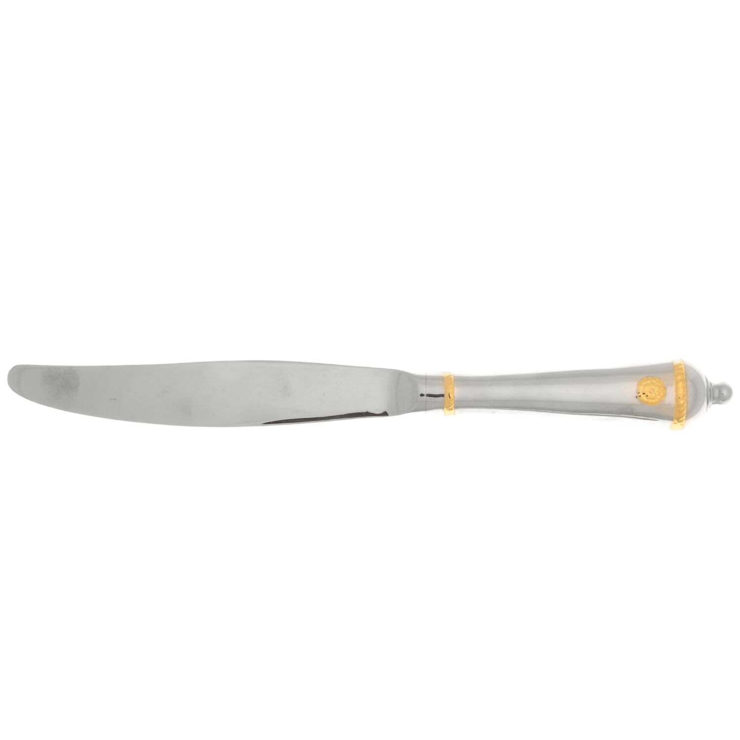Berry and Thread-Gold Accent (Stainless) Modern Hollow Knife by Juliska Flatware-1