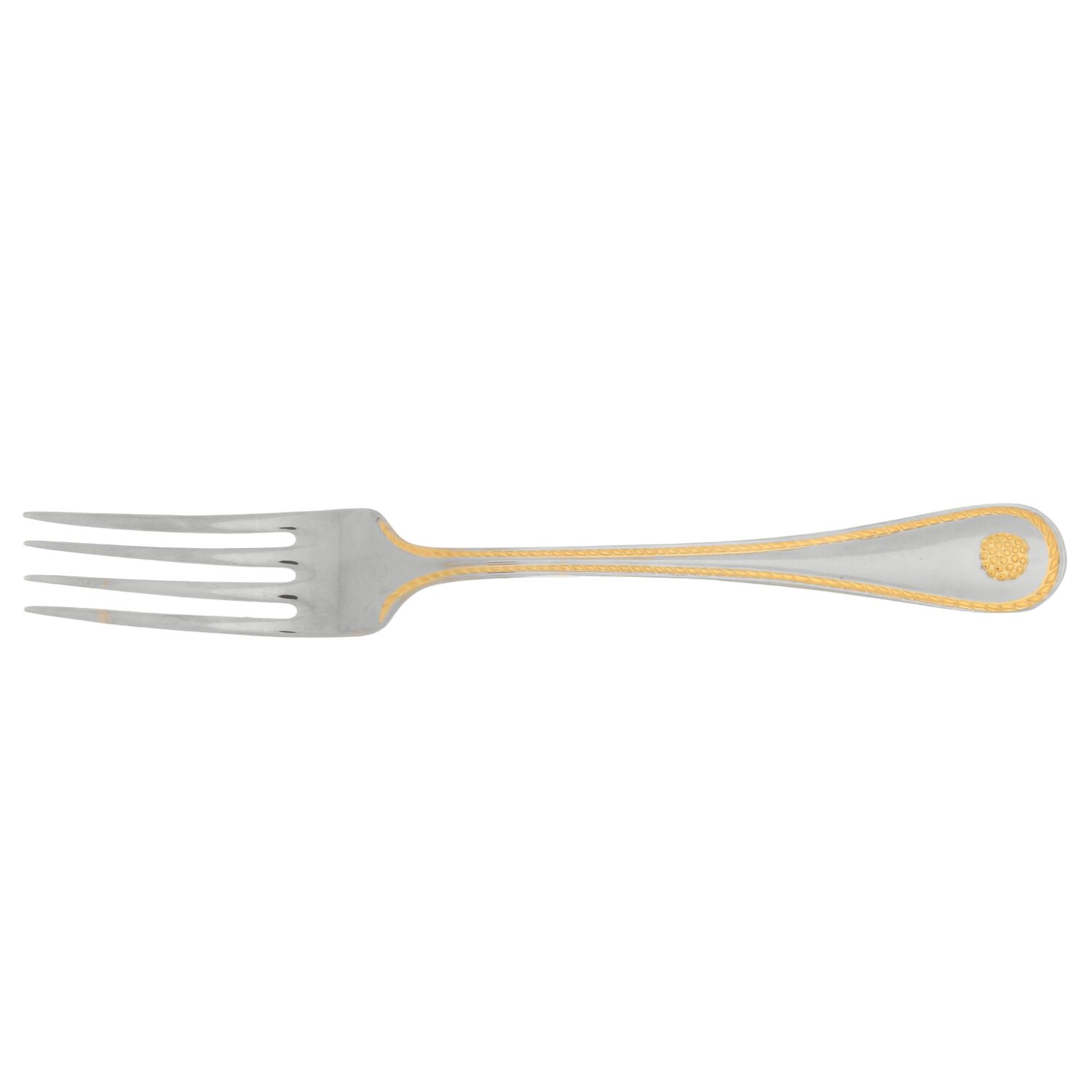 Berry and Thread-Gold Accent (Stainless) Fork by Juliska Flatware-1