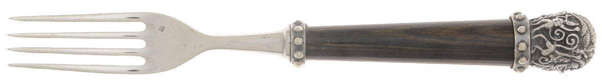 Singe Brown (Silverplate) Fork by Jean Boggio Flatware-1
