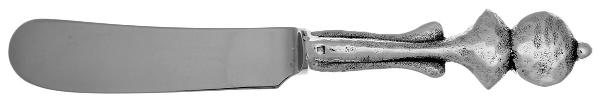 JBX16 (Silverplate) Butter Spreader Hollow Hdl-Paddle/Stainless Blade by Jean Boggio Flatware-1