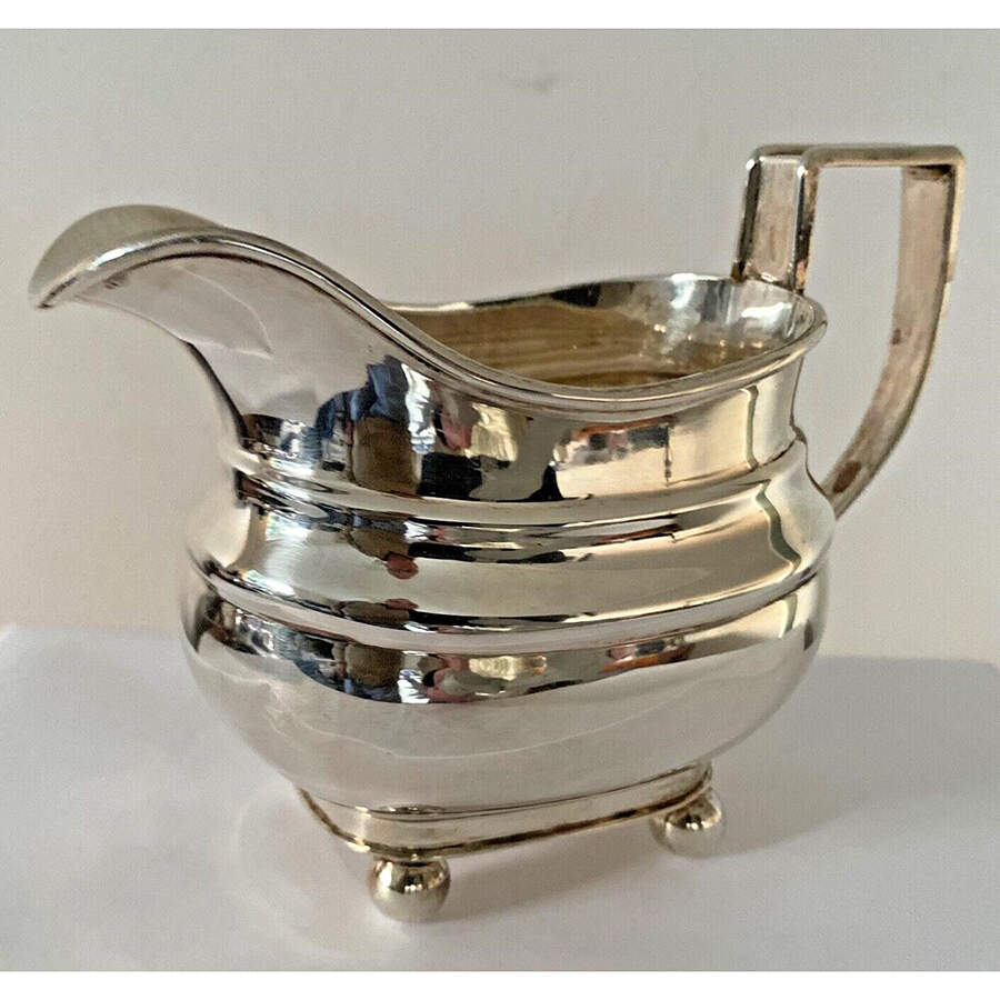 Reproduction 1796-1780 (Sterling, Hollowware) Mini Creamer by James Dixon & Sons-1