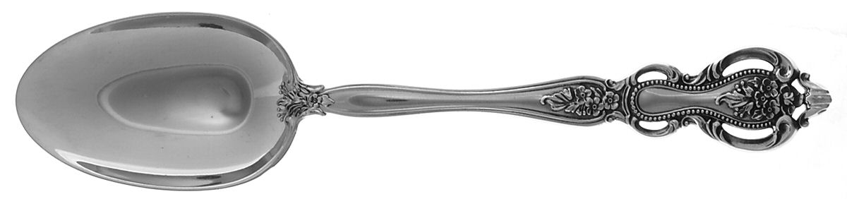 Auberge-Belle Auberge (Sterling, 1980) Dessert/Oval Soup Spoon by Kirk Stieff-1