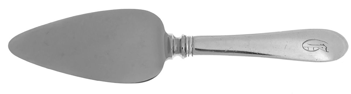 Betsy Patterson-Plain (Sterling) Cheese Server with Stainless Blade by Kirk Stieff-1