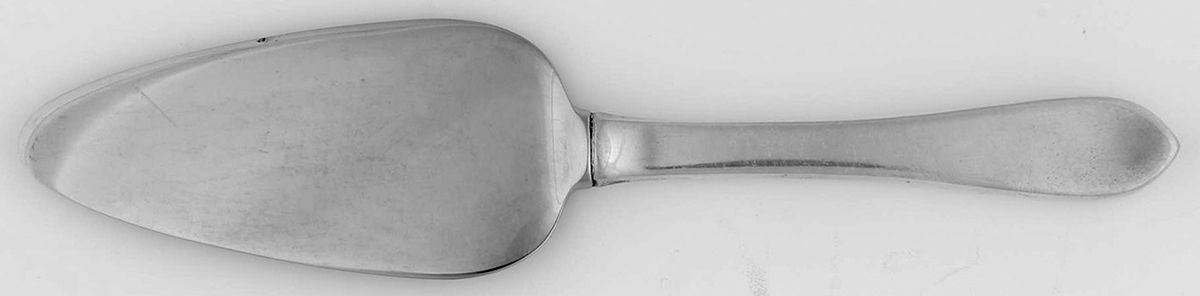 Betsy Patterson-Plain (Sterling) Cheese Server with Stainless Blade by Kirk Stieff-1