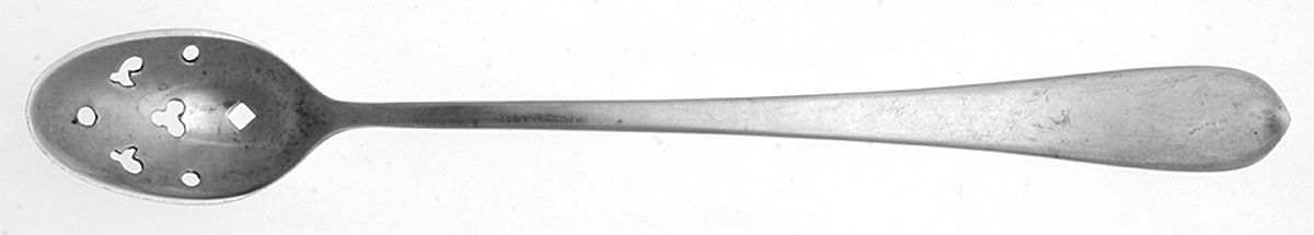 Betsy Patterson-Plain (Sterling) Pierced Bowl Long Handle Olive Spoon by Kirk Stieff-1