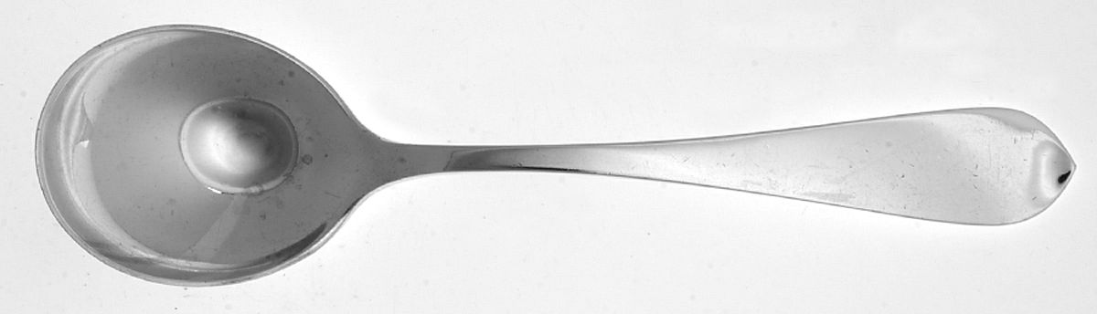 Betsy Patterson-Plain (Sterling) Round Bowl Soup Spoon (Gumbo) by Kirk Stieff-1