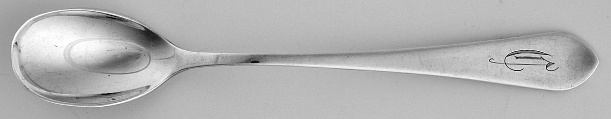 Betsy Patterson-Plain (Sterling) Egg Spoon by Kirk Stieff-1