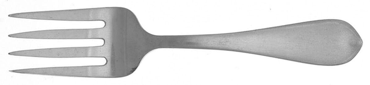 Betsy Patterson-Plain (Sterling) Baby Fork by Kirk Stieff-1