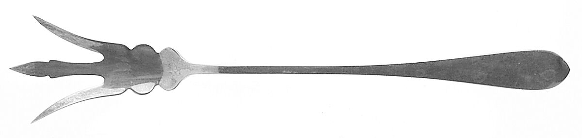 Betsy Patterson-Plain (Sterling) Large Lettuce Serving Fork by Kirk Stieff-1