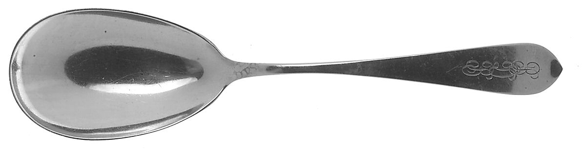 Betsy Patterson-Plain (Sterling) Spoon-Serving/Solid-Large by Kirk Stieff-1