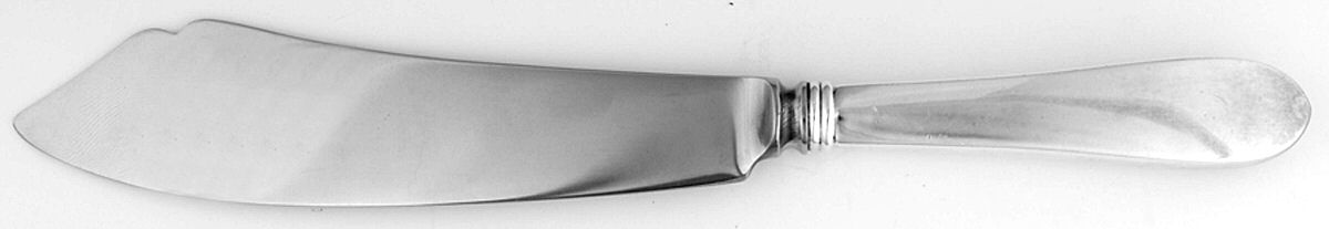 Betsy Patterson-Plain (Sterling) Cake Slicer with Stainless Blade by Kirk Stieff-1