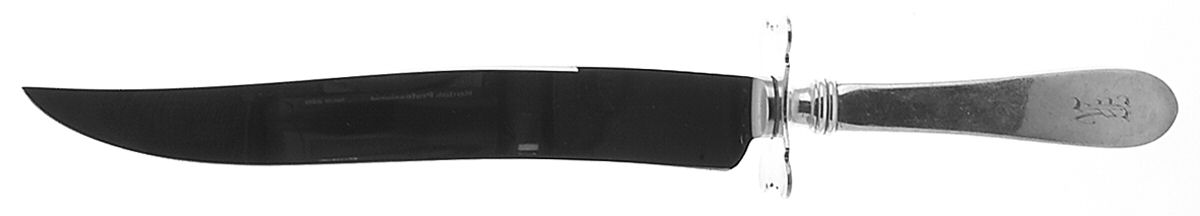 Betsy Patterson-Plain (Sterling) Large Stainless Blade Roast Carving Knife by Kirk Stieff-1