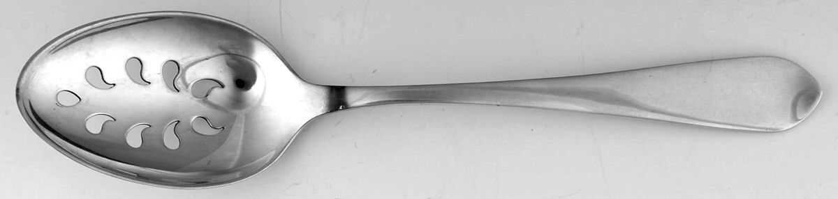 Betsy Patterson-Plain (Sterling) Pierced Tablespoon (Serving Spoon) CM by Kirk Stieff-1