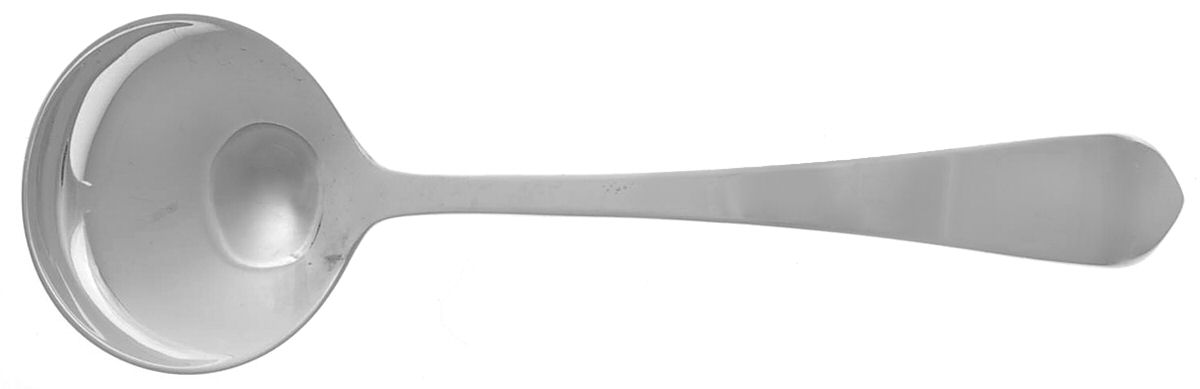 Betsy Patterson-Plain (Sterling) Solid Piece Cream Ladle by Kirk Stieff-1