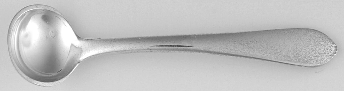 Betsy Patterson-Plain (Sterling) Individual Salt Spoon by Kirk Stieff-1