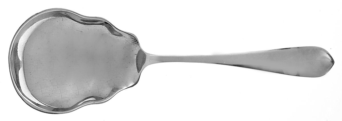 Betsy Patterson-Plain (Sterling) Oversize Solid Salad Serving Spoon by Kirk Stieff-1