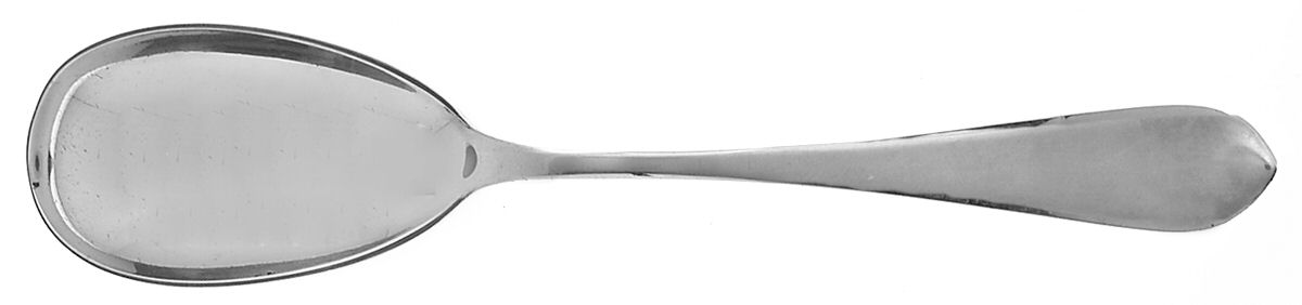 Betsy Patterson-Plain (Sterling) Large Solid Serving Spoon by Kirk Stieff-1