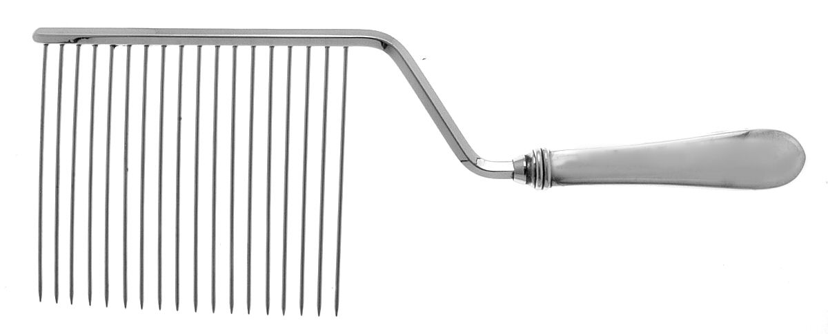 Betsy Patterson-Plain (Sterling) Cake Breaker with Silverplate Prongs by Kirk Stieff-1