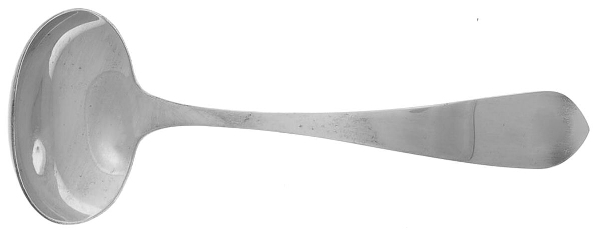Betsy Patterson-Plain (Sterling) Solid Gravy Ladle by Kirk Stieff-1