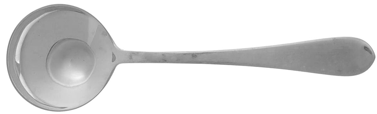 Betsy Patterson-Plain (Sterling) Large Round Bowl Soup Spoon (Bouillon) by Kirk Stieff-1