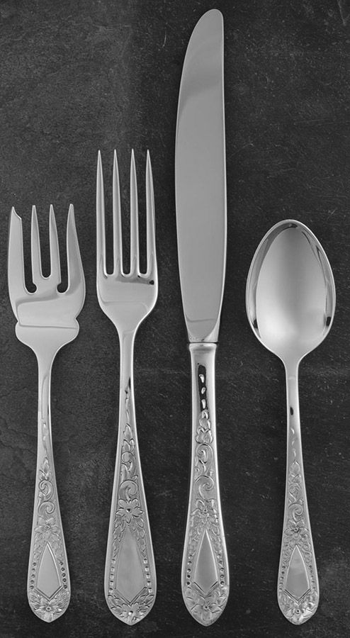 Betsy Patterson-Eng (Sterling, 1932) 4 Piece Place Size Setting by Kirk Stieff-1