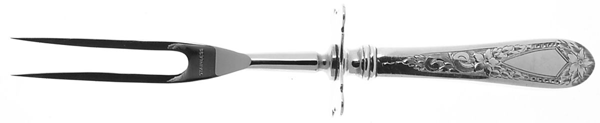 Betsy Patterson-Eng (Sterling, 1932) Small Steak Carving Fork with Stainless Prongs by Kirk Stieff-1