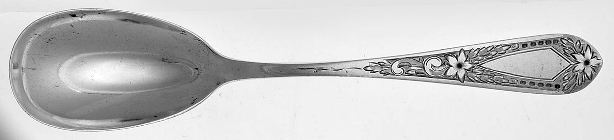 Betsy Patterson-Eng (Sterling, 1932) Solid Serving Spoon by Kirk Stieff-1