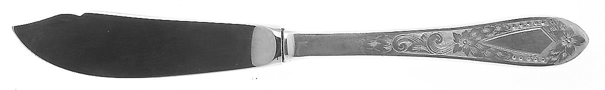 Betsy Patterson-Eng (Sterling, 1932) Individual Fish Knife with Stainless Blade by Kirk Stieff-1