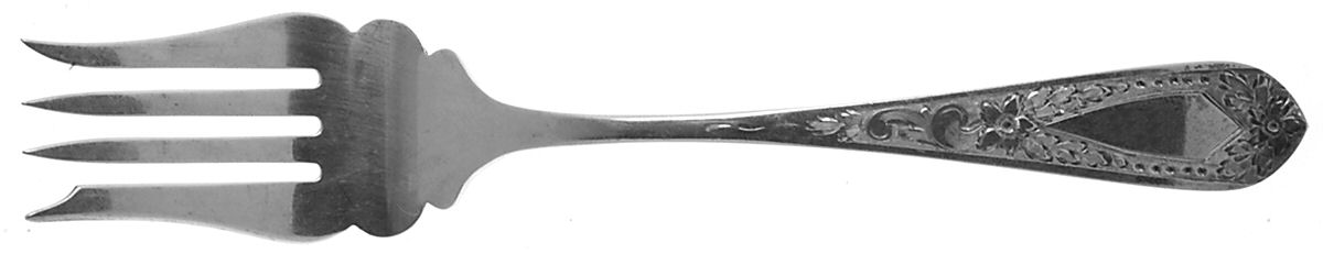 Betsy Patterson-Eng (Sterling, 1932) Medium Solid Cold Meat Serving Fork by Kirk Stieff-1