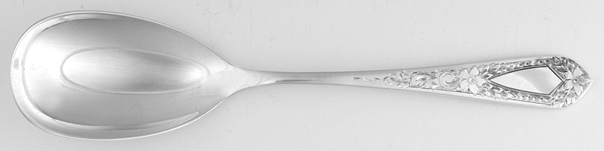 Betsy Patterson-Eng (Sterling, 1932) Solid Serving Spoon by Kirk Stieff-1