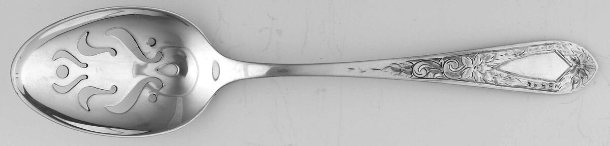 Betsy Patterson-Eng (Sterling, 1932) Pierced Tablespoon (Serving Spoon) CM by Kirk Stieff-1