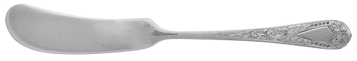 Betsy Patterson-Eng (Sterling, 1932) Flat Handle Butter Spreader by Kirk Stieff-1