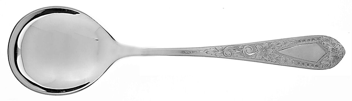 Betsy Patterson-Eng (Sterling, 1932) Round Bowl Soup Spoon Large (Cream Soup) by Kirk Stieff-1