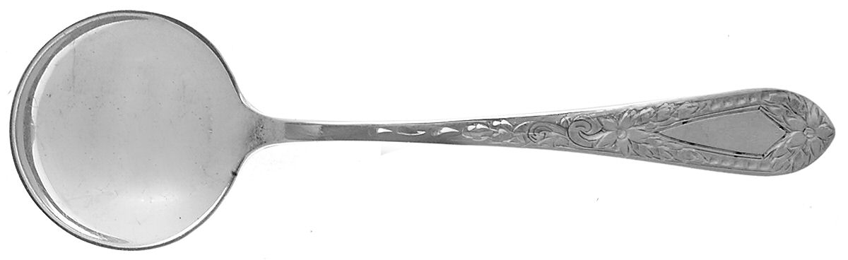 Betsy Patterson-Eng (Sterling, 1932) Round Bowl Soup Spoon (Bouillon) by Kirk Stieff-1