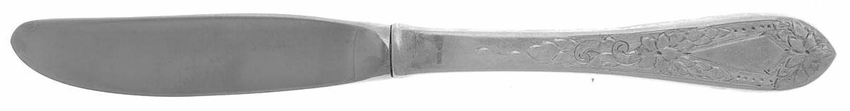 Betsy Patterson-Eng (Sterling, 1932) Modern Hollow Butter Spreader (Stainless) by Kirk Stieff-1