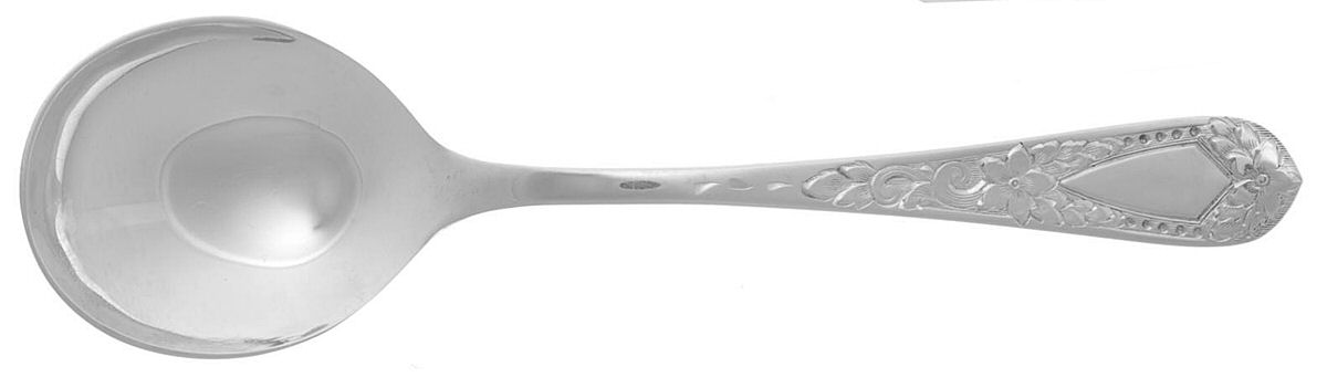 Betsy Patterson-Eng (Sterling, 1932) Round Bowl Soup Spoon (Cream Soup) by Kirk Stieff-1